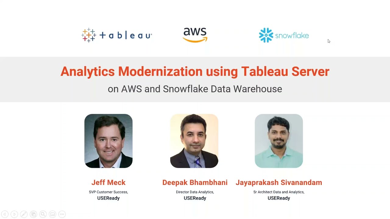 BI Modernization Hyperion Brio Analytics to Tableau Server on AWS Cloud